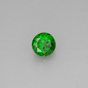 Diopside Chrome Vert naturelle Coupe roude, 0.64 ct, VS