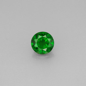 Diopside Chrome Vert naturelle Coupe roude, 0.54 ct, VS