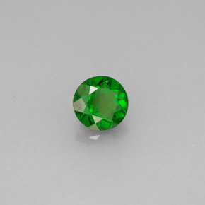 Diopside Chrome Vert naturelle Coupe roude, 0.54 ct, VS
