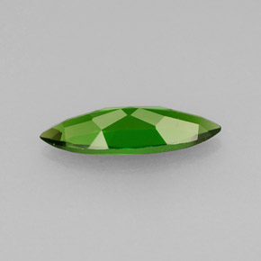 Diopside de chrome vert naturelle marquise, 0,92 ct, VVS-VS