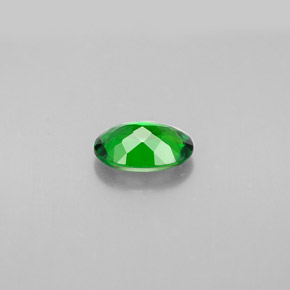 Diopside Chrome Vert naturelle Coupe ovale, 0.86 ct, VVS-VS
