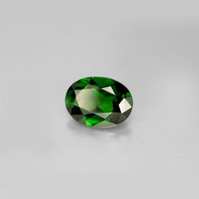 Diopside Chrome Vert naturelle Coupe ovale, 1.17 ct, VVS-VS