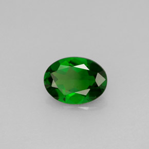 Diopside Chrome Vert naturelle Coupe ovale, 0.94 ct, VS