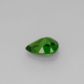 Diopside Chrome Vert naturelle En forme de poire, 0.79 ct, VS