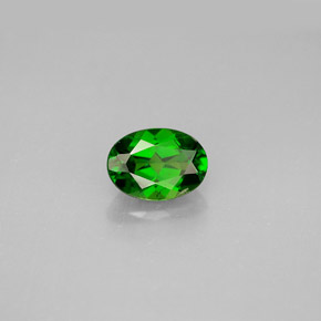 Diopside Chrome Vert naturelle Coupe ovale, 0.98 ct, VS