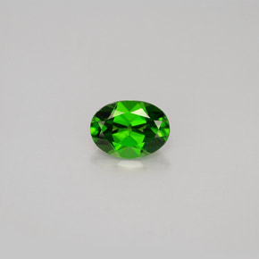 Diopside Chrome Vert naturelle Coupe ovale, 0.85 ct, VS