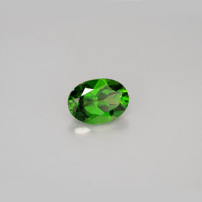 Diopside Chrome Vert naturelle Coupe ovale, 0.85 ct, VS