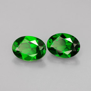 Achetez naturel ct vert diopside de chrome gems, coupe ovale, en provenance russie chez gemselect. en stock, livraison internationale!