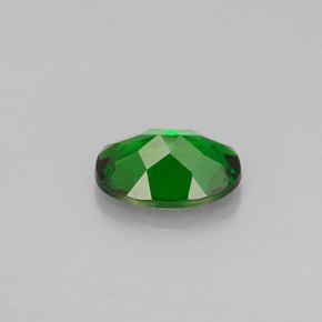 Diopside de chrome vert naturelle coupe ovale, 0,80 ct, VS