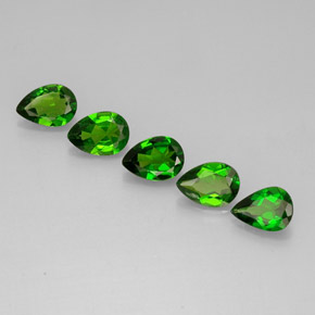 Achetez naturel ct vert diopside de chrome gems, en forme de poire, en provenance russie chez gemselect. en stock, livraison internationale!