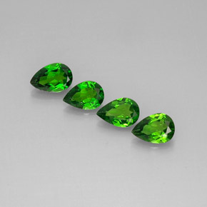 Achetez naturel ct vert diopside de chrome gems, en forme de poire, en provenance russie chez gemselect. en stock, livraison internationale!