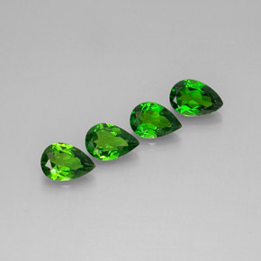 Achetez naturel ct vert diopside de chrome gems, en forme de poire, en provenance russie chez gemselect. en stock, livraison internationale!