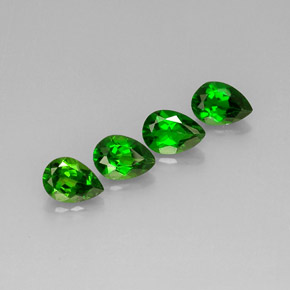 Achetez naturel ct vert diopside de chrome gems, en forme de poire, en provenance russie chez gemselect. en stock, livraison internationale!