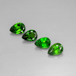Achetez naturel ct vert diopside de chrome gems, en forme de poire, en provenance russie chez gemselect. en stock, livraison internationale!