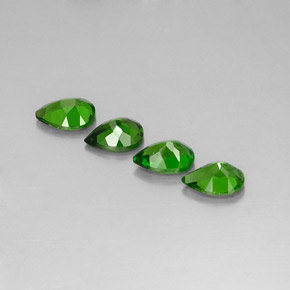 Achetez naturel ct vert diopside de chrome gems, en forme de poire, en provenance russie chez gemselect. en stock, livraison internationale!