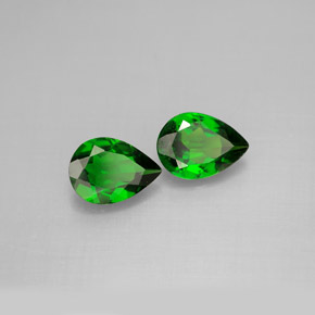 Achetez naturel ct vert diopside de chrome gems, en forme de poire, en provenance russie chez gemselect. en stock, livraison internationale!
