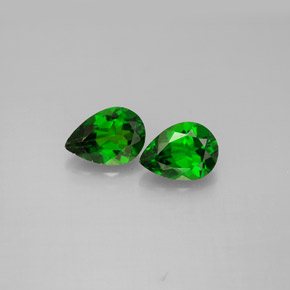 Achetez naturel ct vert diopside de chrome gems, en forme de poire, en provenance russie chez gemselect. en stock, livraison internationale!