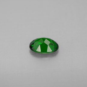 Diopside de chrome vert naturelle coupe ovale, 0,65 ct, VVS-VS