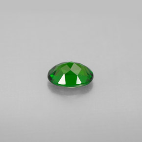 Diopside de chrome vert naturelle coupe ovale, 0,84 ct, VVS-VS
