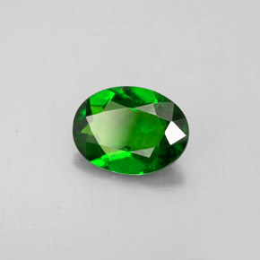 Diopside Chrome Vert naturelle Coupe ovale, 1.10 ct, VS-SI