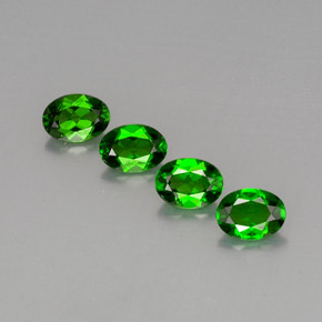 Achetez naturel ct vert diopside de chrome gems, coupe ovale, en provenance russie chez gemselect. en stock, livraison internationale!