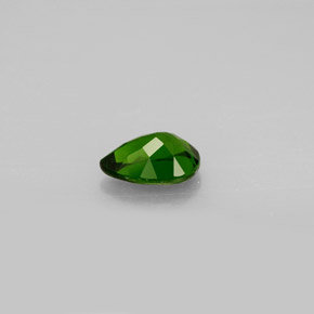 Diopside de chrome vert naturelle en forme de poire, 0,78 ct, VVS-VS