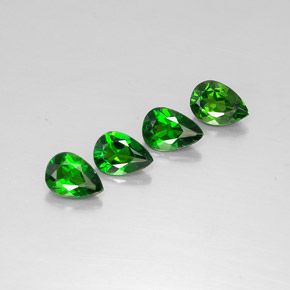 Achetez naturel ct vert diopside de chrome gems, en forme de poire, en provenance russie chez gemselect. en stock, livraison internationale!