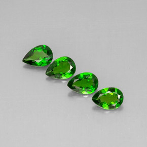 Achetez naturel ct vert diopside de chrome gems, en forme de poire, en provenance russie chez gemselect. en stock, livraison internationale!