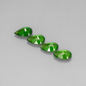 Achetez naturel ct vert diopside de chrome gems, en forme de poire, en provenance russie chez gemselect. en stock, livraison internationale!