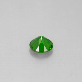 Diopside de chrome vert naturelle coupe roude, 0,49 ct, VS