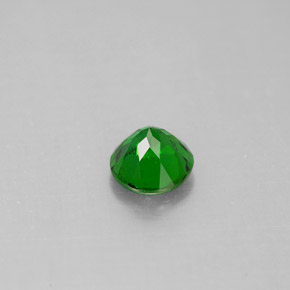 Diopside de chrome vert naturelle coupe roude, 0,56 ct, VS