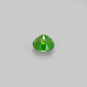 Diopside de chrome vert naturelle coupe roude, 0,56 ct, VS