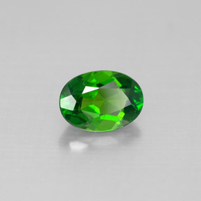 Diopside Chrome Vert naturelle Coupe ovale, 0.94 ct, VS