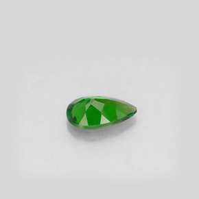 Diopside de chrome vert naturelle en forme de poire, 0,79 ct, VS