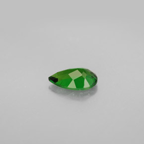Diopside de chrome vert naturelle en forme de poire, 0,83 ct, VS
