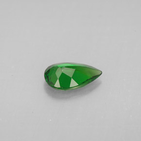 Diopside Chrome Vert naturelle En forme de poire, 0.76 ct, VS