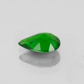 Diopside de chrome vert naturelle en forme de poire, 0,74 ct, VS-SI