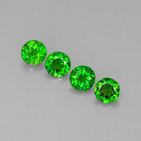 Achetez naturel ct vert diopside de chrome gems, coupe roude, en provenance russie chez gemselect. en stock, livraison internationale!