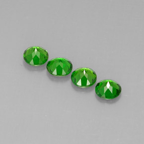 Achetez naturel ct vert diopside de chrome gems, coupe roude, en provenance russie chez gemselect. en stock, livraison internationale!