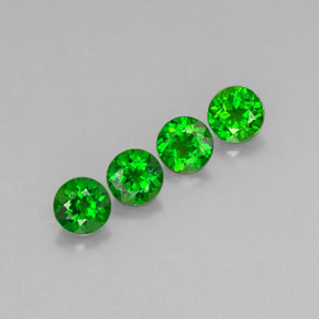 Achetez naturel ct Vert Diopside Chrome gems, Coupe roude, En provenance Russie chez GemSelect. En stock, livraison internationale!