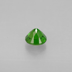 Diopside de chrome vert naturelle coupe roude, 0,54 ct, VS