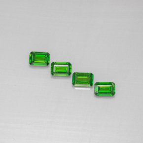 Achetez naturel ct vert diopside de chrome gems, taille émeraude, en provenance russie chez gemselect. en stock, livraison internationale!