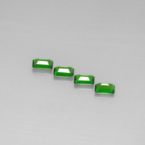 Achetez naturel ct vert diopside de chrome gems, taille émeraude, en provenance russie chez gemselect. en stock, livraison internationale!