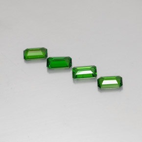 Achetez naturel ct vert diopside de chrome gems, taille émeraude, en provenance russie chez gemselect. en stock, livraison internationale!