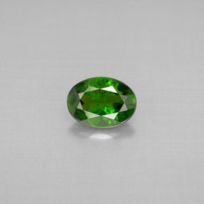 Diopside Chrome Vert naturelle Coupe ovale, 0.83 ct, VS-SI