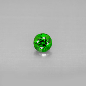 Diopside Chrome Vert naturelle Coupe roude, 0.33 ct, VS