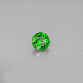 Diopside Chrome Vert naturelle Coupe roude, 0.33 ct, VS