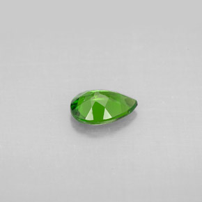 Diopside de chrome vert naturelle en forme de poire, 0,68 ct, VS
