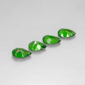 Achetez naturel ct vert diopside de chrome gems, en forme de poire, en provenance russie chez gemselect. en stock, livraison internationale!