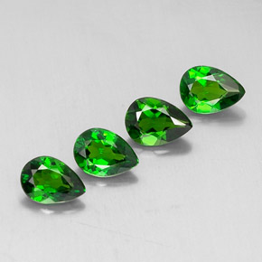 Achetez naturel ct vert diopside de chrome gems, en forme de poire, en provenance russie chez gemselect. en stock, livraison internationale!